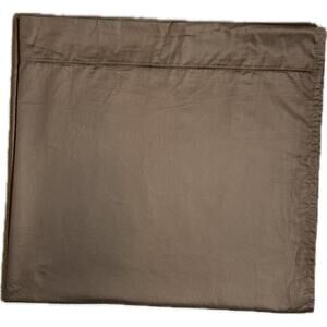 Christy of England King Sized Flat Sheet Cotton Dark Brown Luxury Bedding